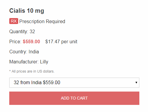 Cialiss Price on Canadian Pharmacy World