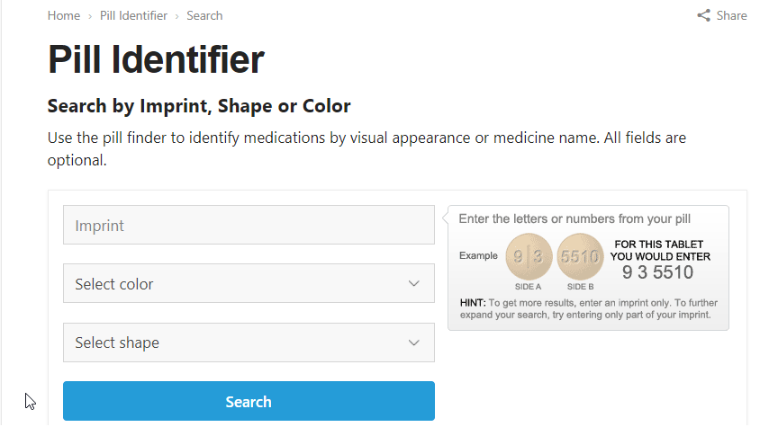 pill wizard pill identifier